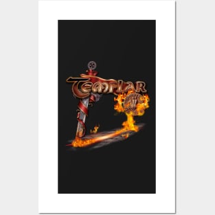 Templar sword Posters and Art